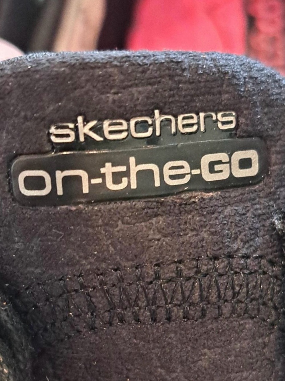Skechers Black and White Boat-Style Sneakers - Picture 5 of 8